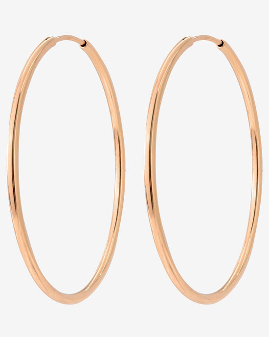 Extra Maxi Hoops Oro Rosa