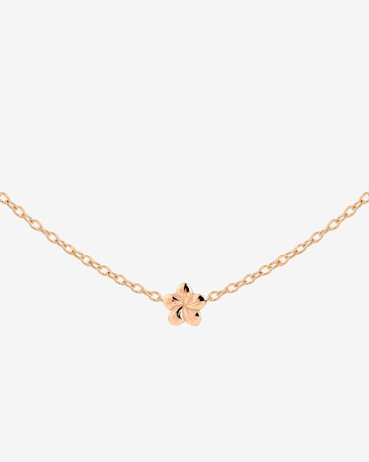 Floral Glow Choker Oro Rosa