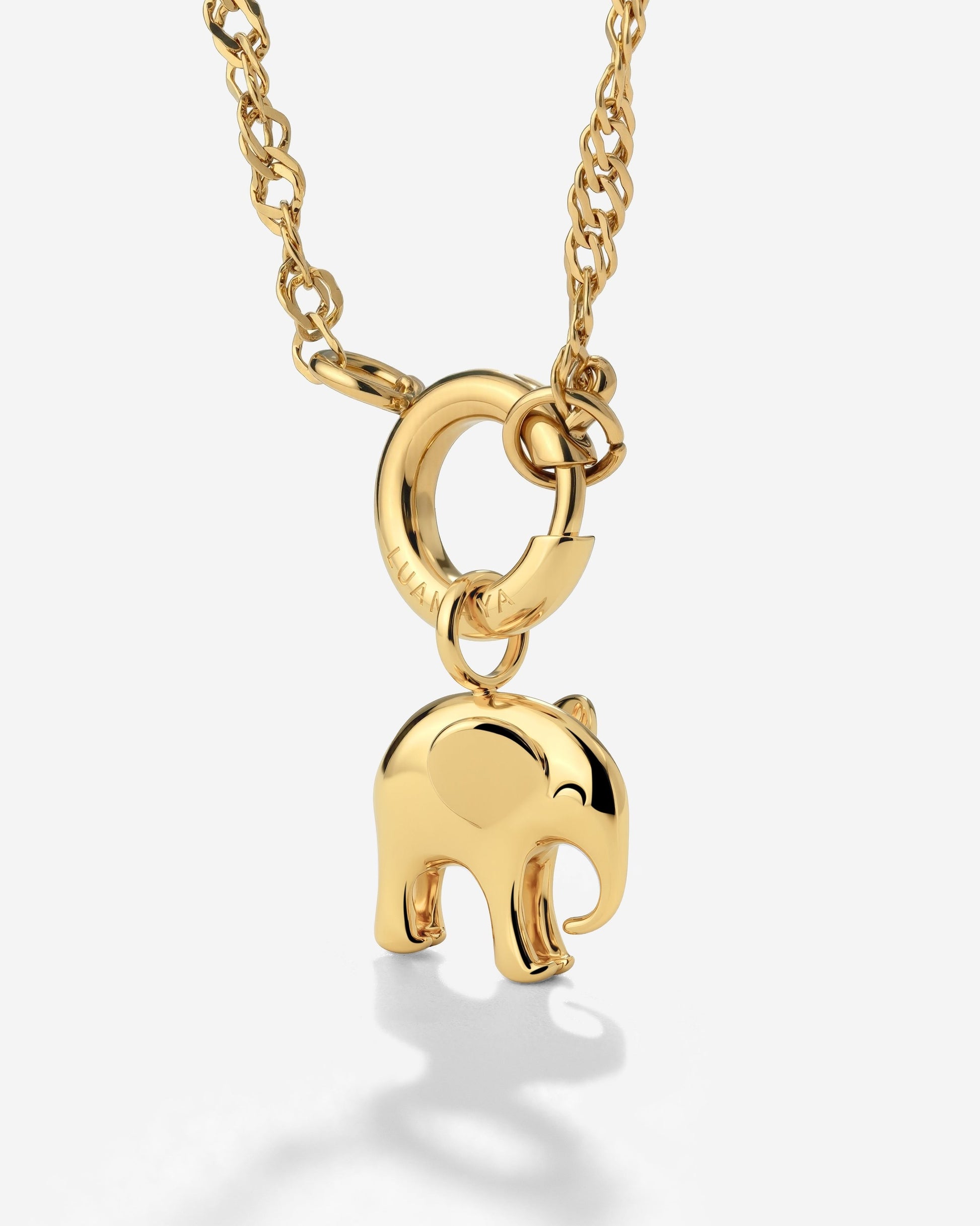 Elephant Singapore Chain Collana Set Oro