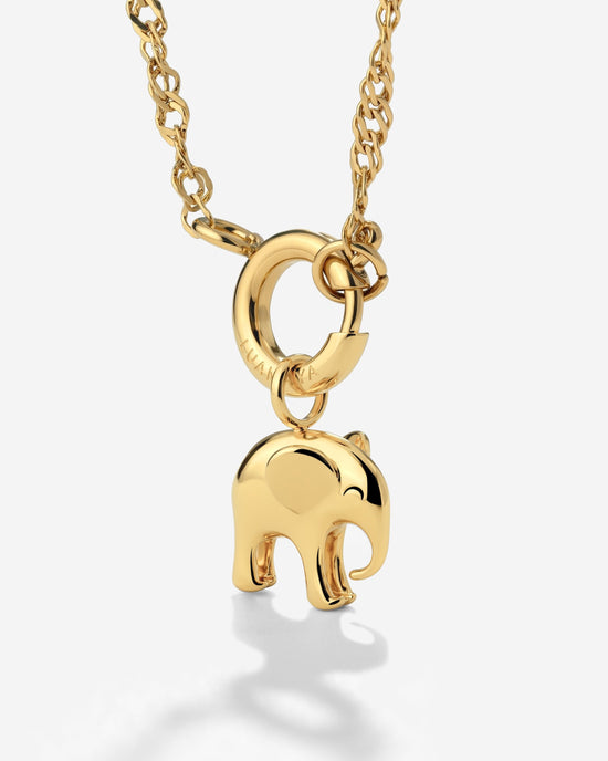 Elephant Singapore Chain Collana Set Oro