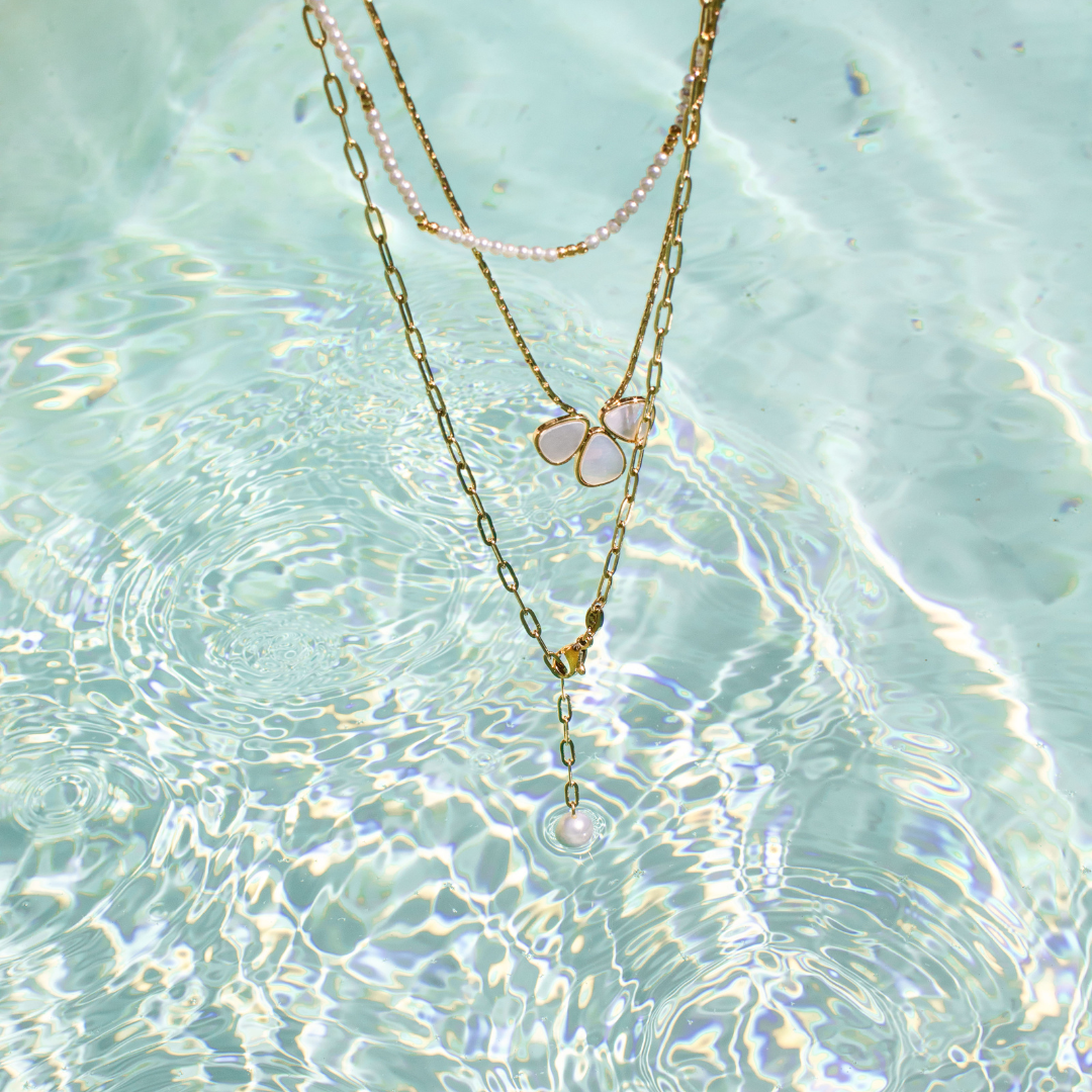 Ocean Find Y-Collana Oro Rosa