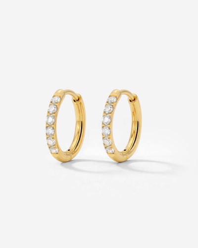 Glimmer Hoops Small Oro