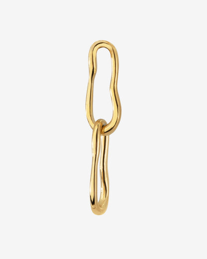 Blending Duo Oval Hoop Set Baby Oro