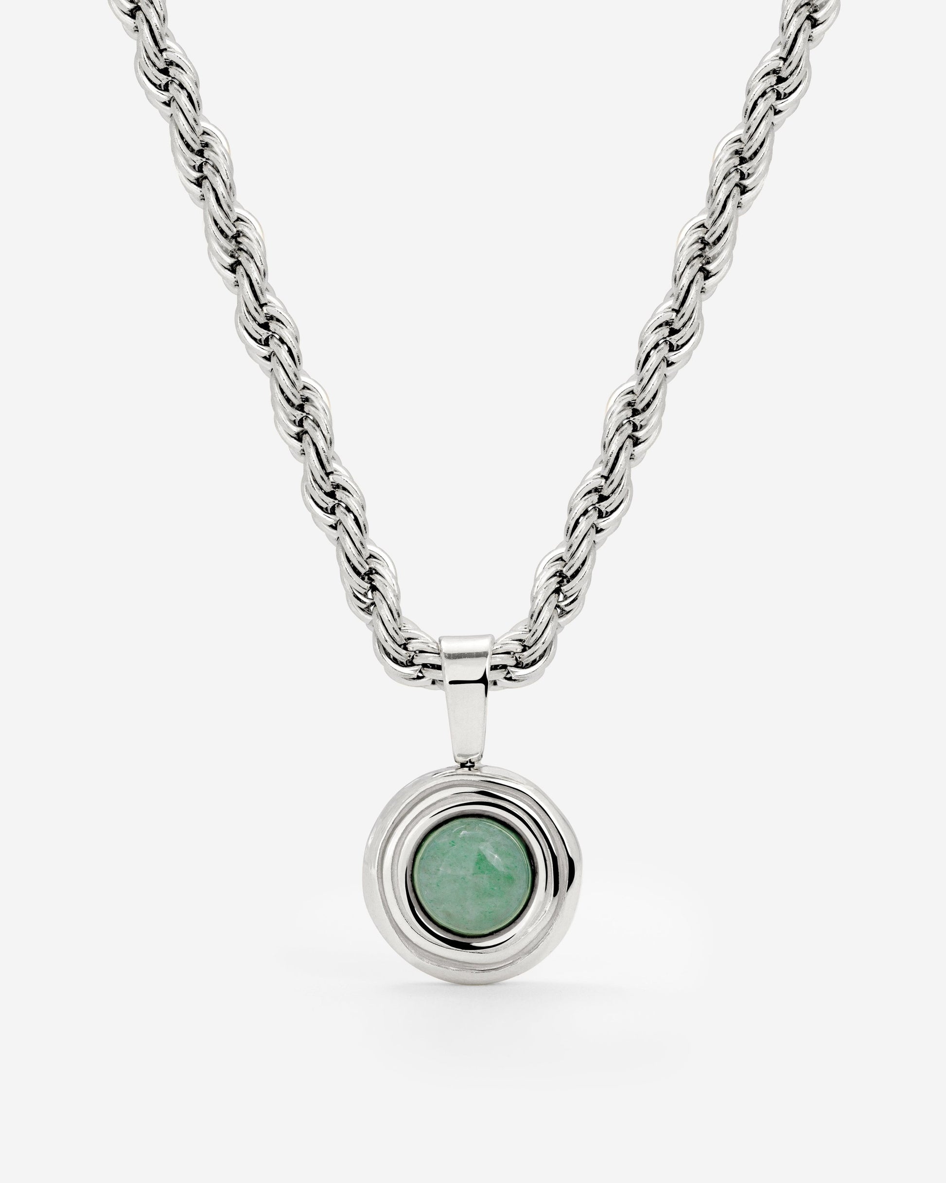 Olive Glow Collana Argento