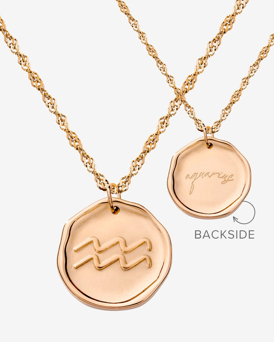 Zodiac Collana Oro Rosa