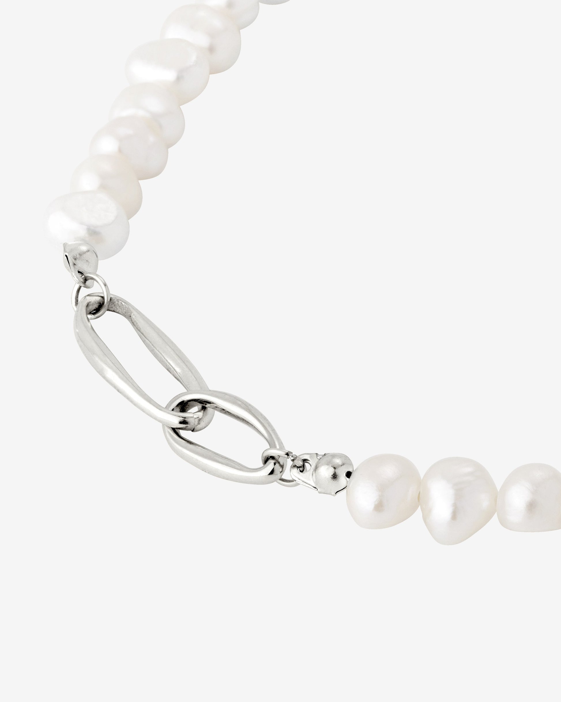 Fluidity Pearl Collana Argento