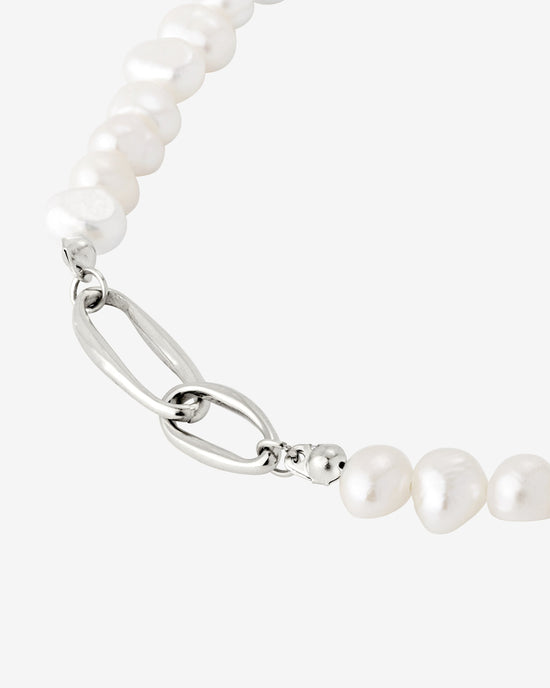Fluidity Pearl Collana Argento