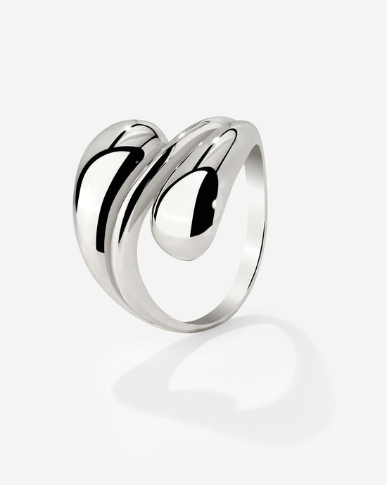 Sculpted Touch Anello Argento