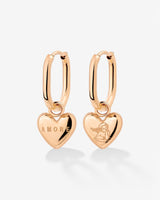 Amore Mio Oval Hoop Set Baby Oro Rosa