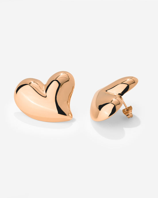 Heartie Orecchini Oro Rosa