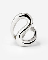 Coiled Anello Argento chiaro