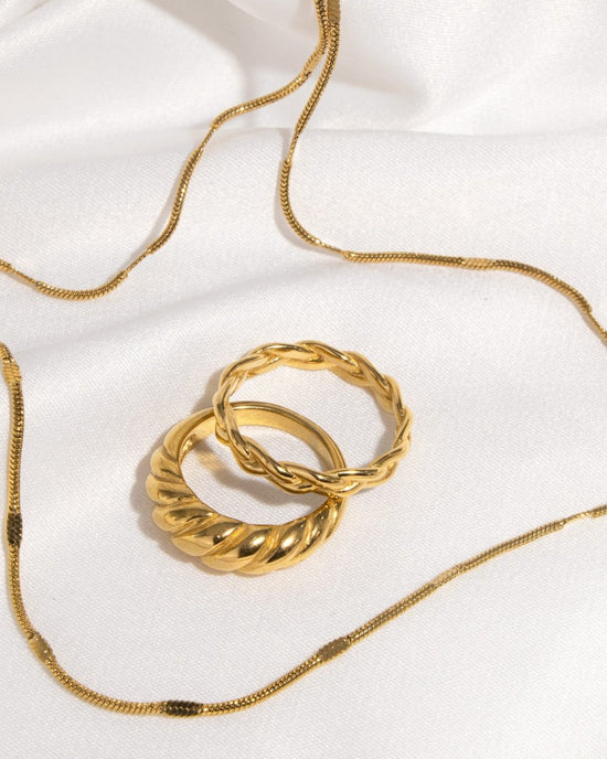 Braided Divine Anello Oro