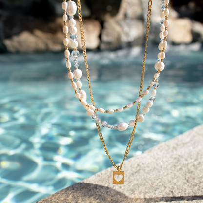 Icy Cool Pearl Collana Oro