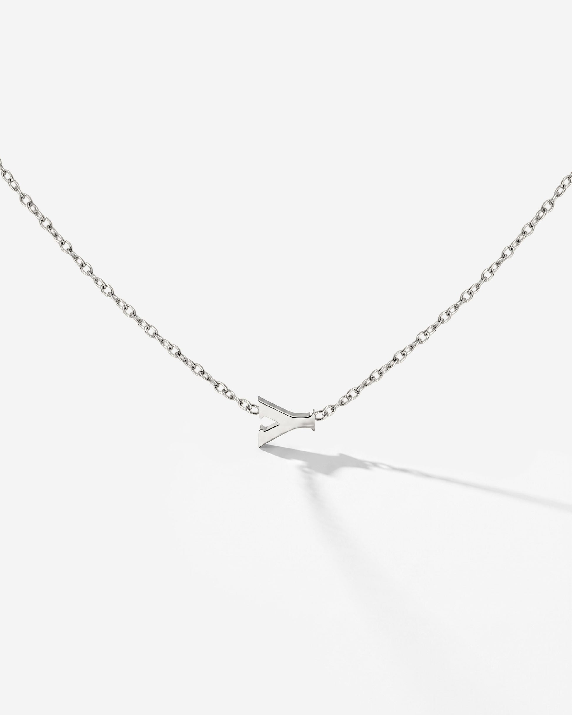 Tiny Letter Necklace