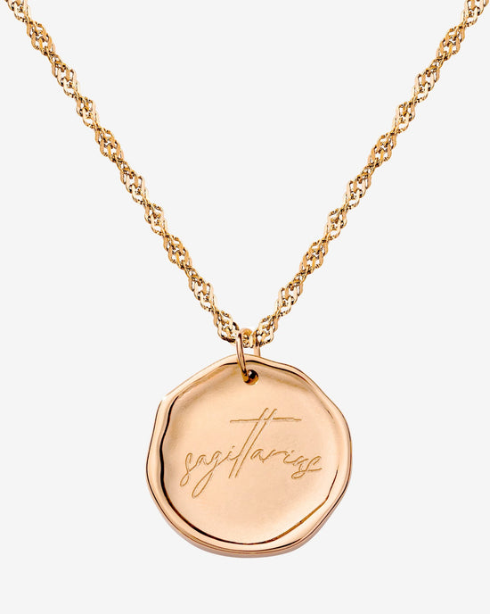 Zodiac Collana - Sagittario Oro Rosa