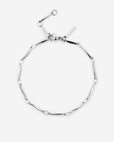 Curved Links Bracciale Argento