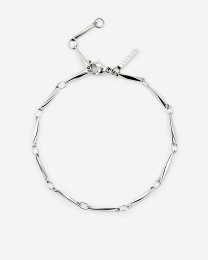 Curved Links Bracciale Argento