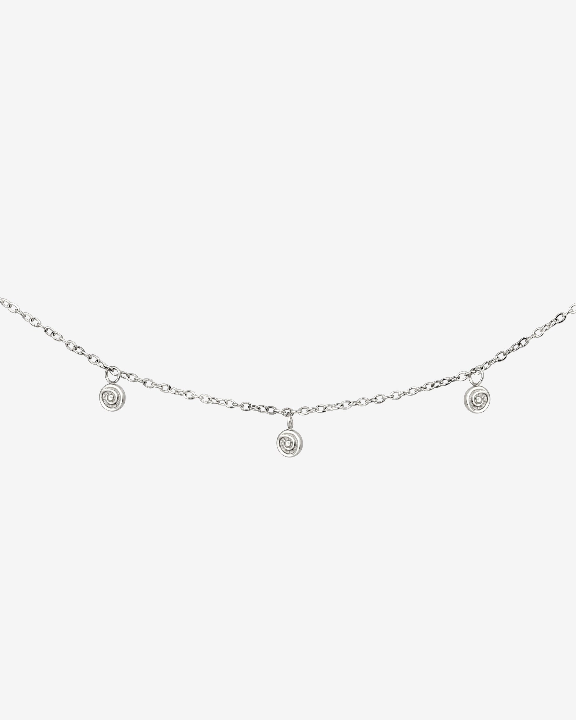 Swirl'n Choker Argento