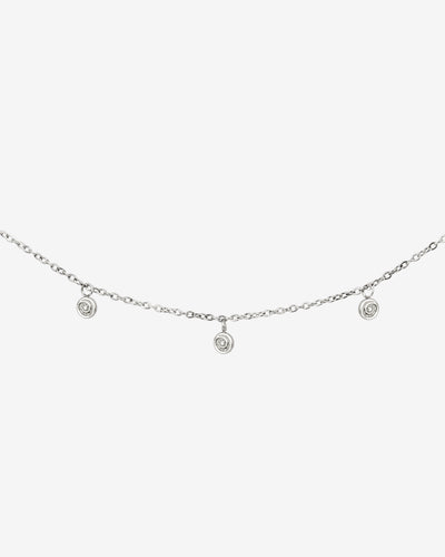 Swirl'n Choker Argento