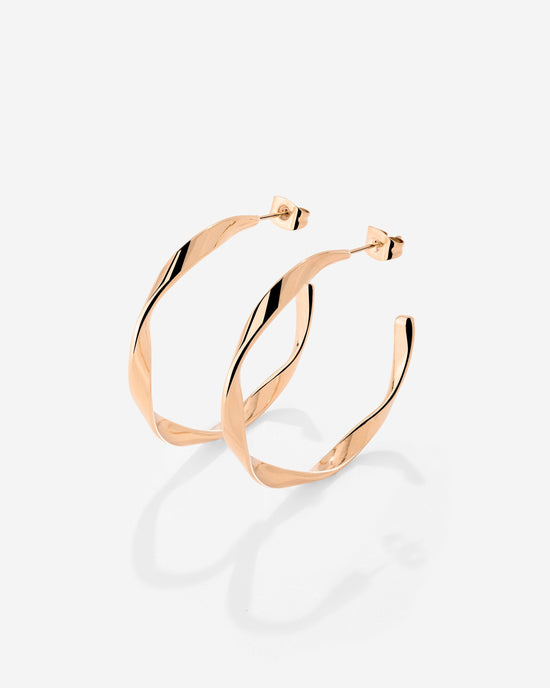 Sahira Orecchini Medium Oro Rosa