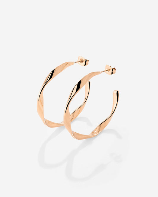 Sahira Orecchini Medium Oro Rosa