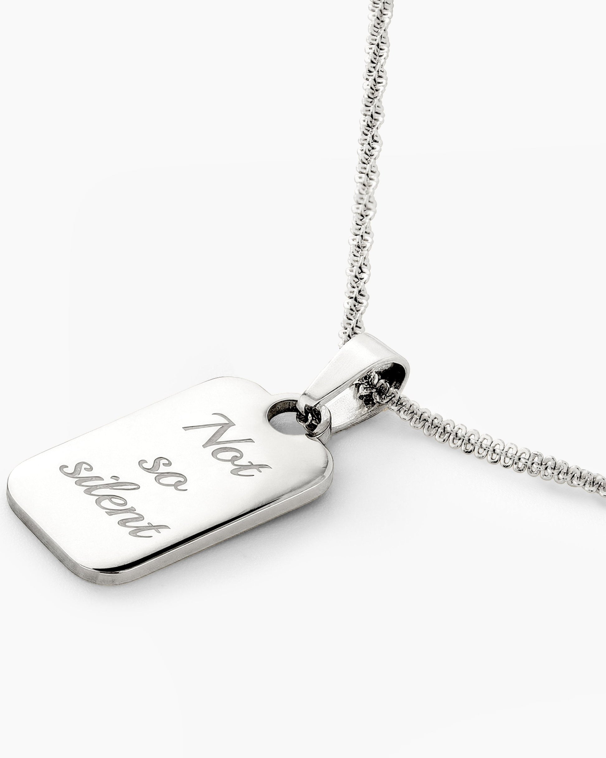 Not so silent Collana Argento