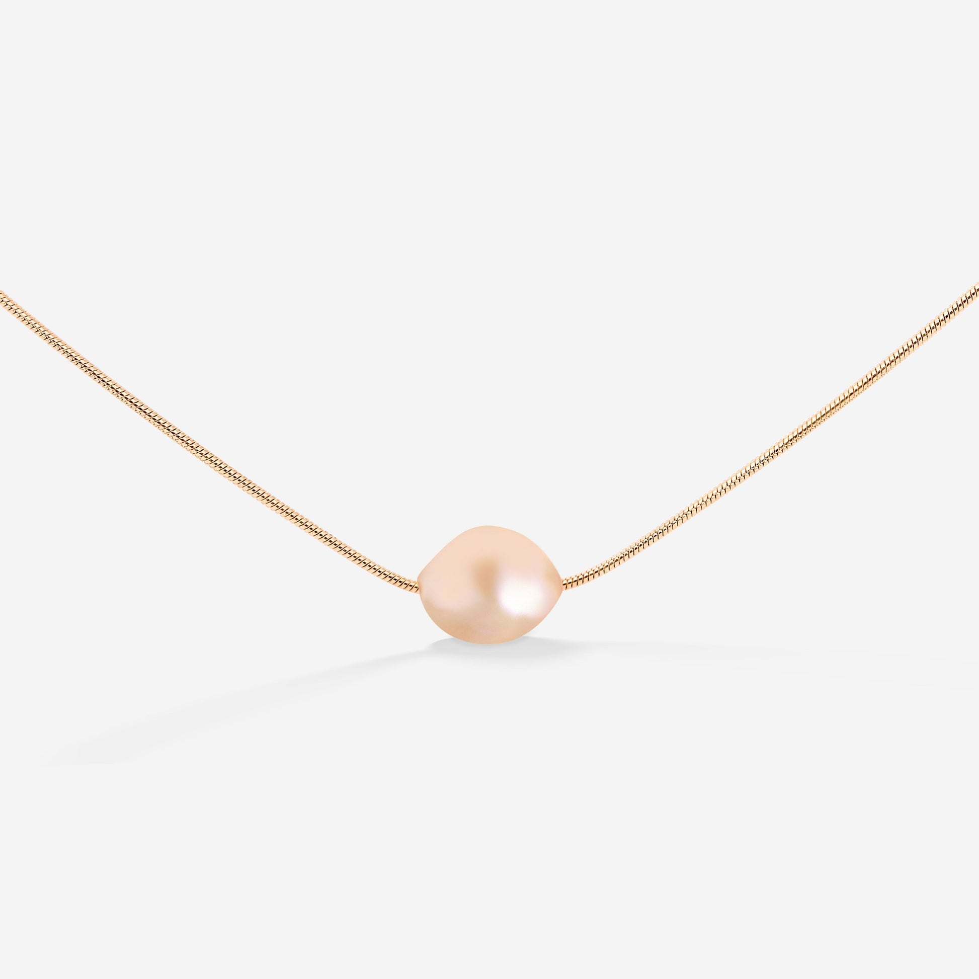 Blush Pearl Collana Oro Rosa