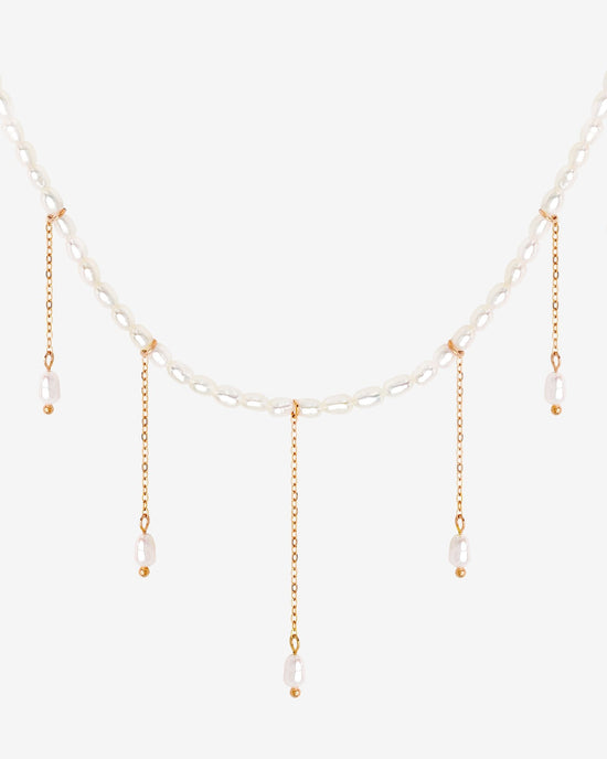 Lolas Love Pearl Power Collana Oro Rosa
