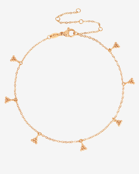 Tiny Beads Cavigliera Oro Rosa
