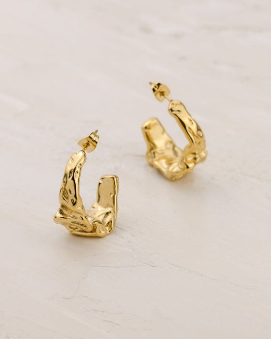 Crinkled Orecchini Oro