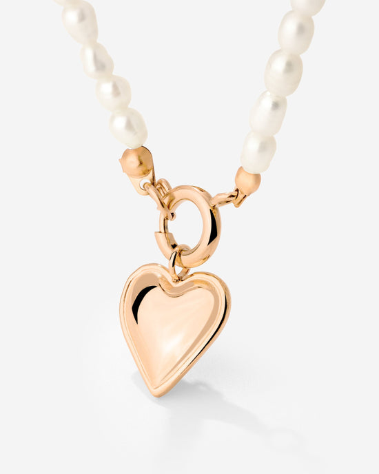 Heartie Pearly Collana Set Oro Rosa