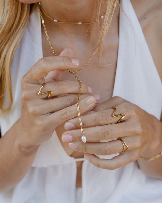 Ocean Find Y-Collana Oro