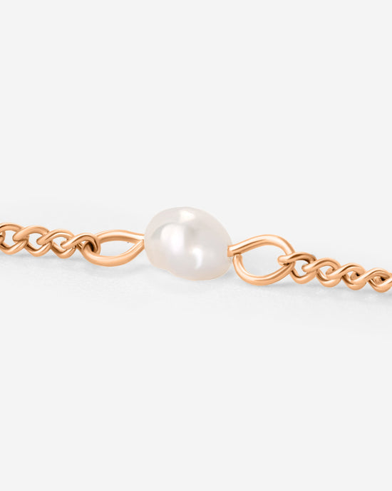 Pearl after Pearl Choker Oro Rosa