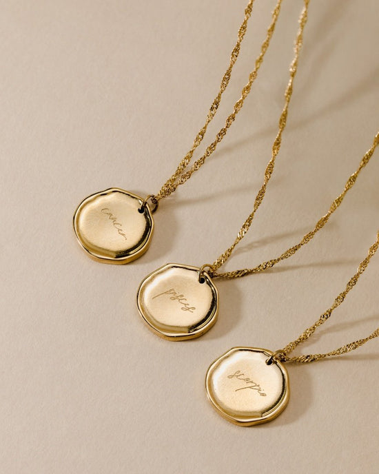 Zodiac Collana - Pesci Oro