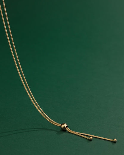 Simple Elegance Y-Collana Oro