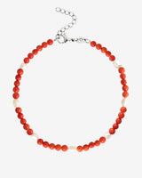 Coral Color Cavigliera Argento