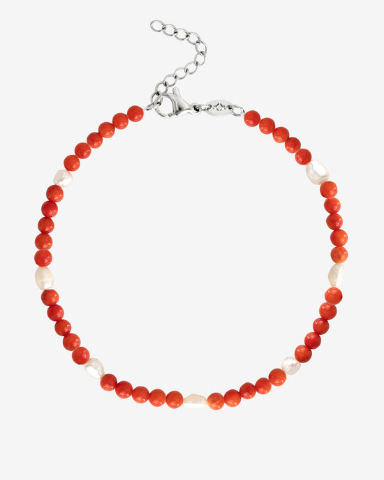Coral Color Cavigliera Argento
