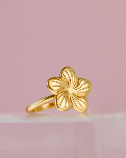 Floral Glow Anello Oro