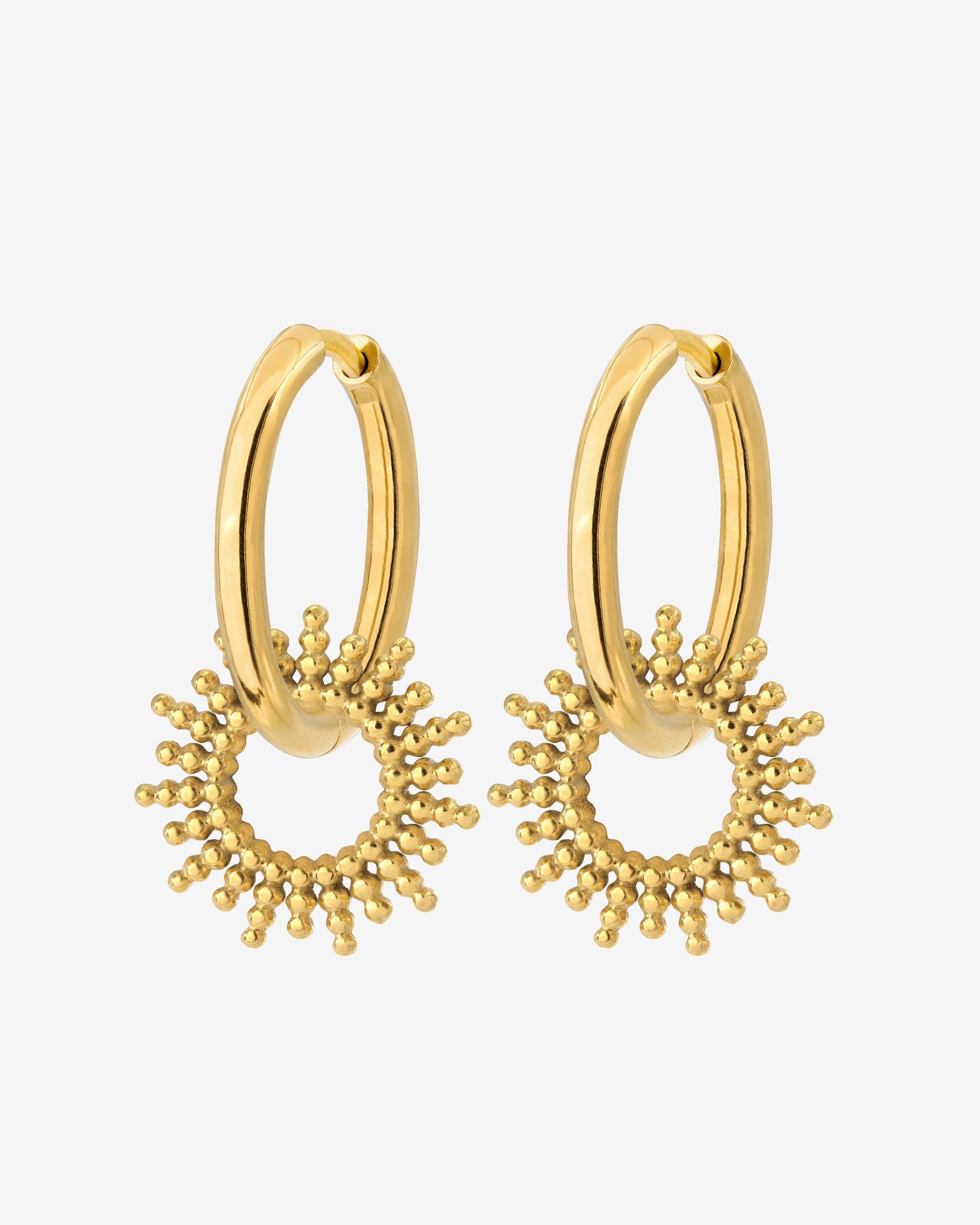 Sunny Hoop Set Medium Oro