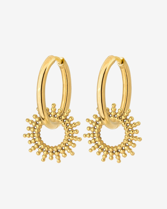 Sunny Hoop Set Medium Oro