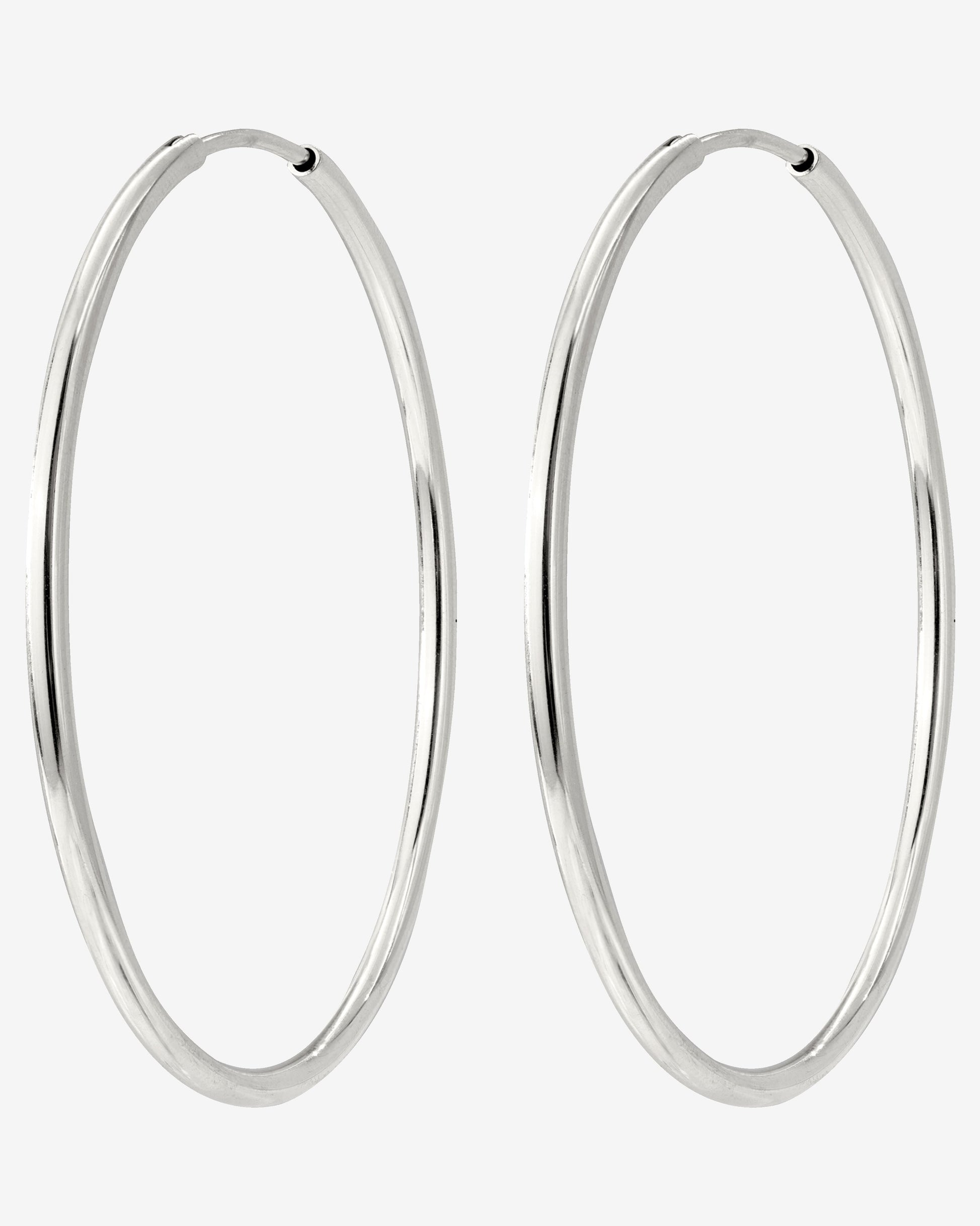 Extra Maxi Hoops Argento