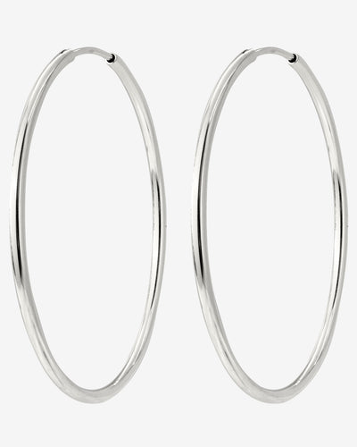 Extra Maxi Hoops Argento