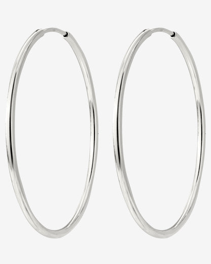 Extra Maxi Hoops Argento