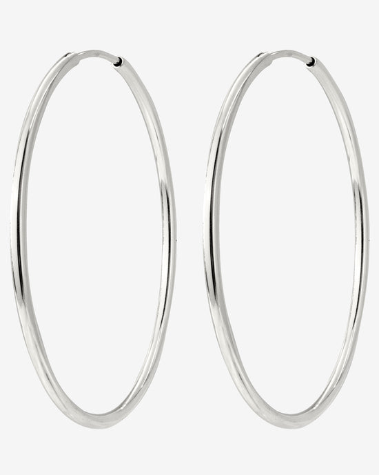 Extra Maxi Hoops Argento
