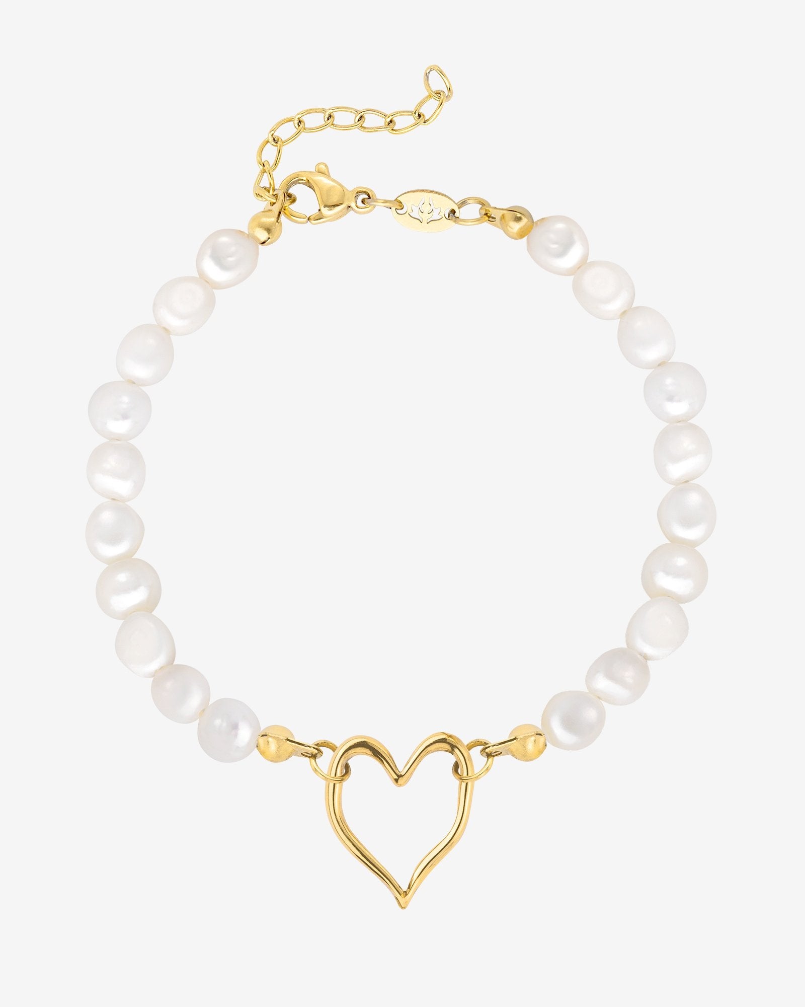Melting Heart Pearl Bracciale Oro