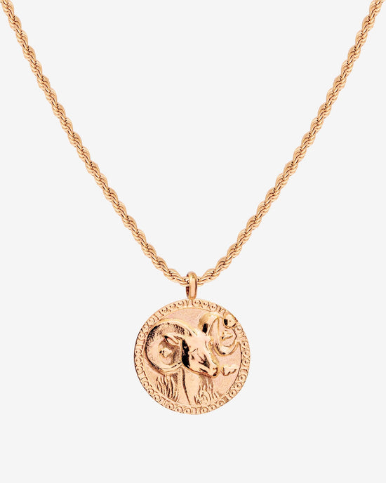 Zodiac Sign Collana Oro Rosa