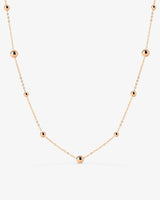 Infinite Beads Collana Oro Rosa