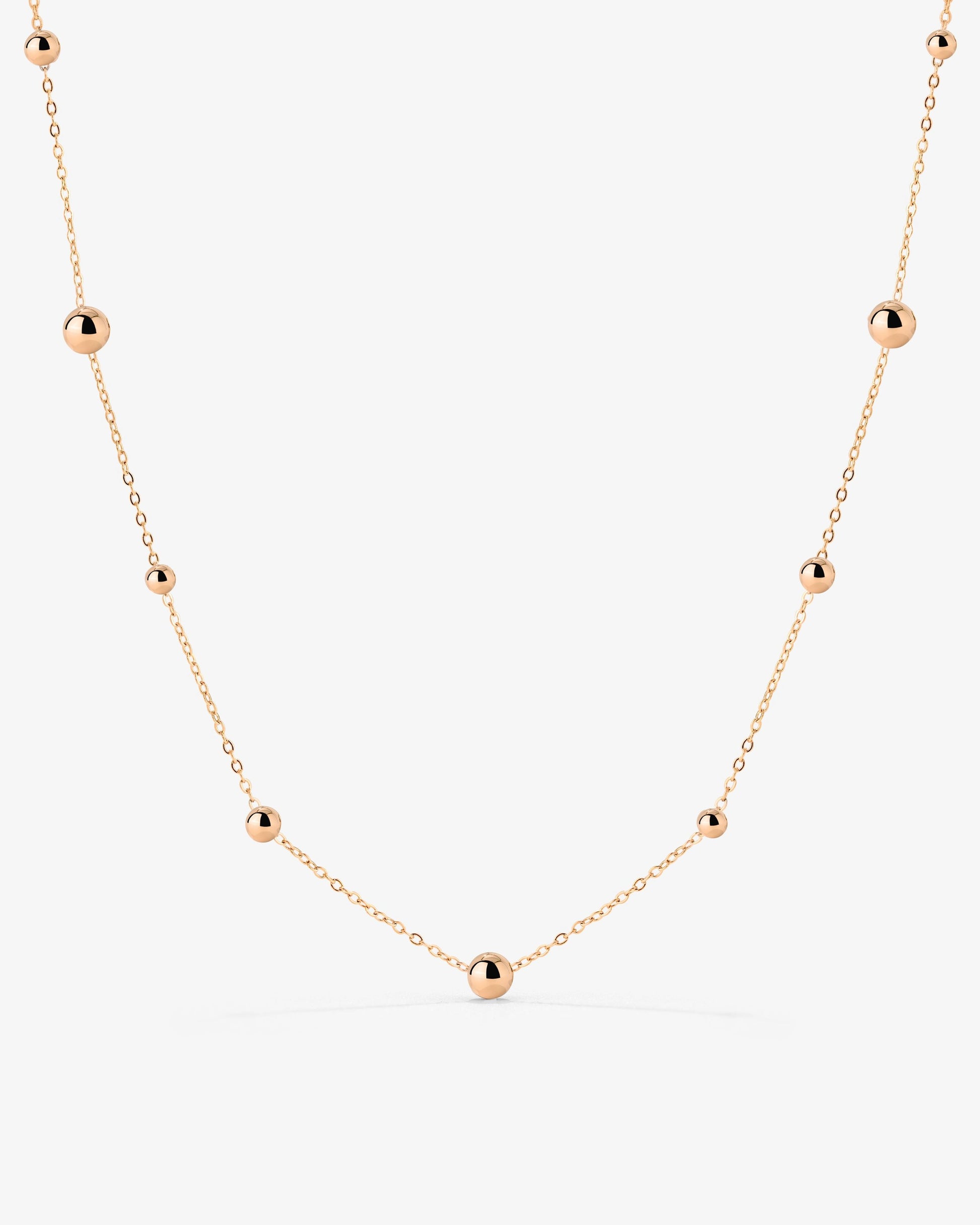 Infinite Beads Collana Oro Rosa