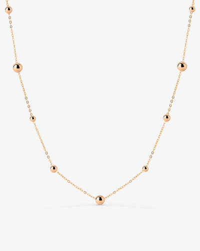 Infinite Beads Collana Oro Rosa