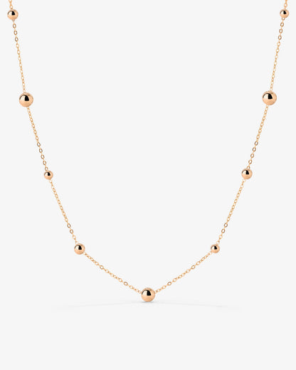 Infinite Beads Collana Oro Rosa